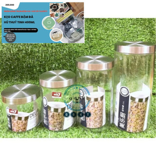 Hũ Thủy Tinh trụ tròn cao cấp- Hũ thủy tinh nắp thiếc 900ml - 1250ml- 1650ml- 2100ml