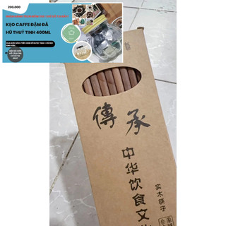 Bộ 10 đôi đũa gỗ tự nhiên