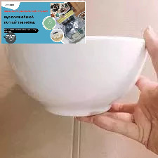 tô sứ trắng - bát ăn mỳ , phở , canh