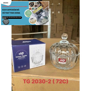 Thố thủy tinh pha lê đựng mứt, kẹo, hạt dưa, lọ thủy tinh đựng hạt khô-Hoa văn ngẫu nghiên