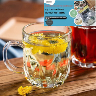 ⛔FREESHIP+⛔ Bộ 6 cốc thủy tinh có quai (LOẠI CÓ QUAI) 245ML