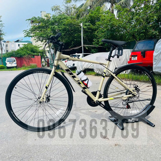 Xe đạp touring bull tn20 & c300 khung nhôm hợp kim, vành nhôm 700c, bộ đề shimano 21 tốc độ, phanh đĩa cơ, đùi đĩa nhôm