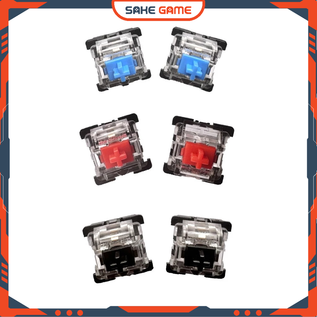 Switch Bàn Phím Cơ Jerrzi Blue Switch Bàn Phím Cơ Jerrzi Red Switch Bàn Phím Cơ Jerrzi Black Switch 
