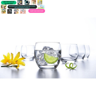 [ ảnh thật ] Bộ 6 ly thủy tinh thấp 290ml