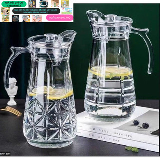 CA THỦY TINH ĐỰNG NƯỚC 1.7L Trắng Trong - BÌNH THỦY TINH ĐỰNG NƯỚC 1,7L (hoa văn ngẫu nhiên)