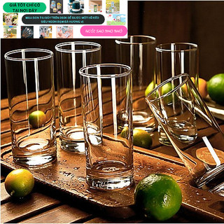 6 cốc ống thủy tinh cafe 275ml