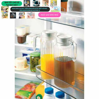 bình thủy tinh đựng nước 1100ml ( để được tủ lạnh )