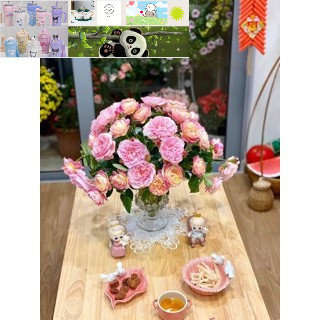 Ly cắm thủy tinh bày phật thủ