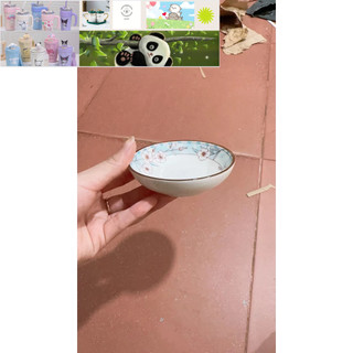 chén mắm tiêu  sứ họa tiết