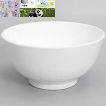 Tô sứ khum trắng 18cm trơn loại đẹp