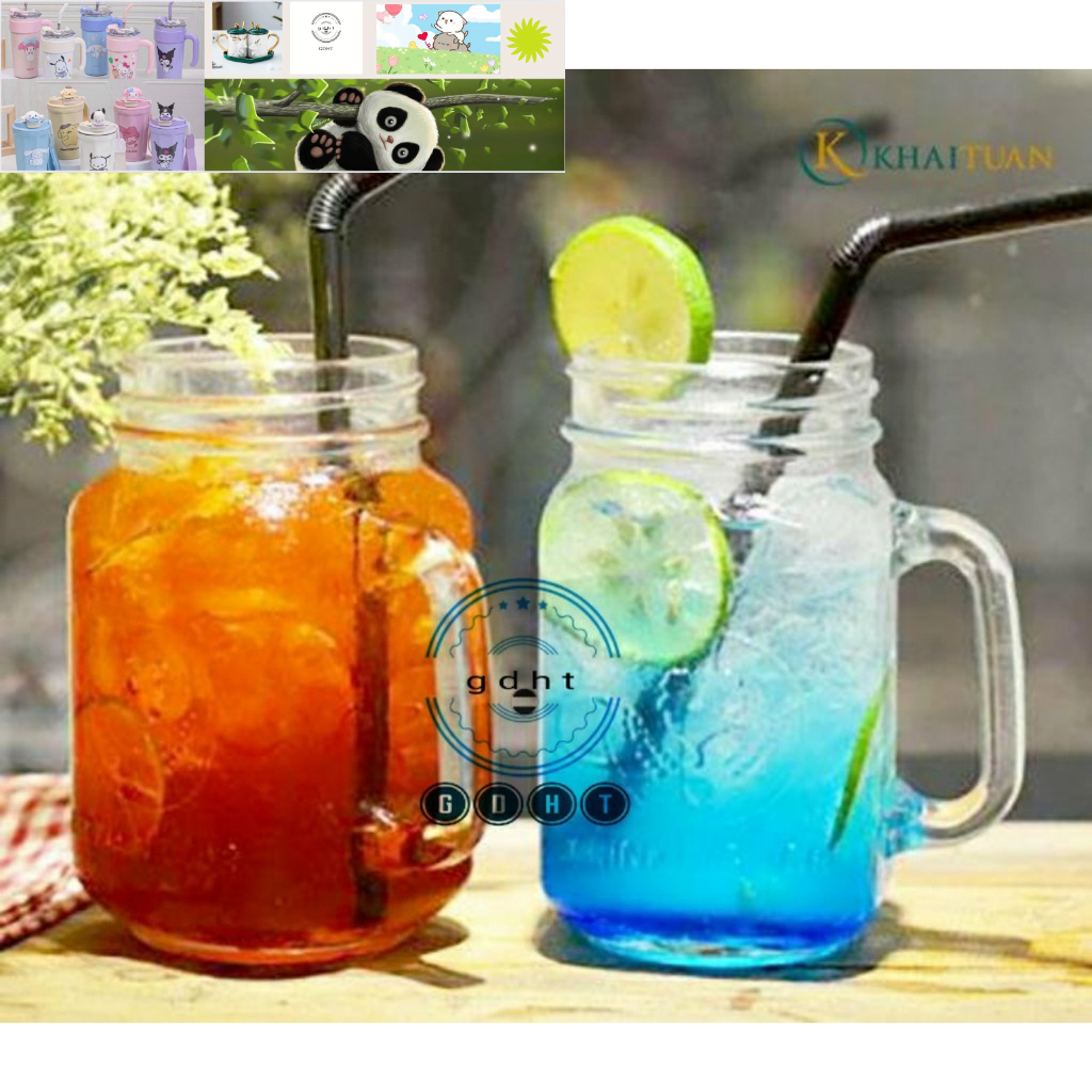 Ly Quai Thủy Tinh Màu 450ml