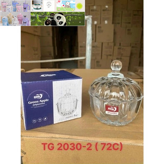 combo 10 hũ mứt thủy tinh trắng