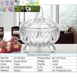 combo 10 hũ mứt thủy tinh trắng