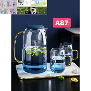BỘ BÌNH 4 CỐC THỦY TINH XANH CHỊU NHIỆT CAO CẤP