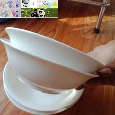 Tô sứ trắng miệng loe 18cm