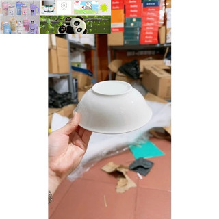 Tô sứ trắng miệng loe 18cm