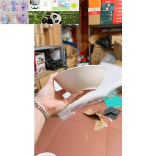 Tô sứ trắng miệng loe 18cm