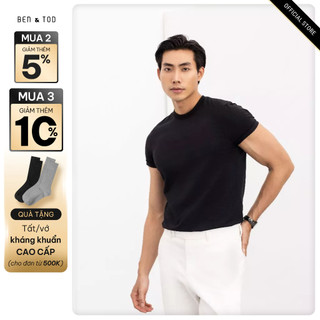 Áo thun BASIC cổ tròn form BODY  BEN & TOD 032 vải cotton, trẻ trung, thun lạnh, nam tính, cao cấp