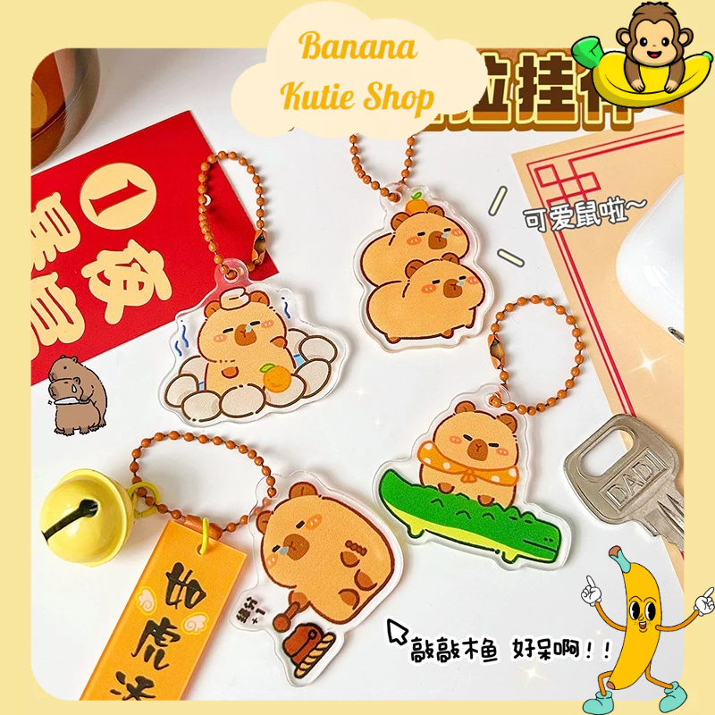 [Giá Siêu Rẻ] Móc Khóa Capybara Siêu Dễ Thương