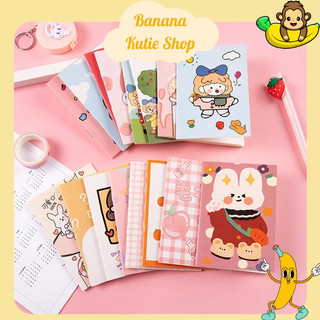 Sổ mini cầm tay,sổ mini bỏ túi phong cách Hàn 32 trang