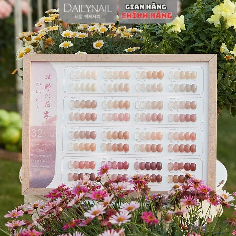 Set Sơn Thạch Rabia 32 màu (Tặng bảng màu)