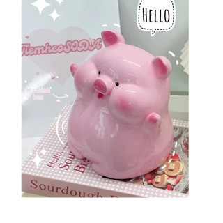 Heo đất tiết kiệm Heo má bánh bao Hello SIZE NHỎ cute quà tặng, decor Tiệm Heo Soda