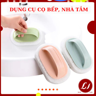 Dụng cụ Cọ rửa bếp, xong nồi, nhà tắm có tay cầm LABO đa năng, cọ bọt biển