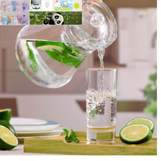 bình ca thủy tinh trơn đựng nước 1300ml