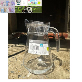 bình ca thủy tinh trơn đựng nước 1300ml