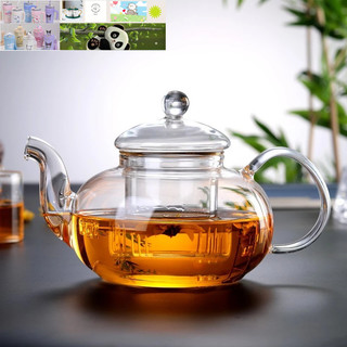 Ấm thuỷ tinh chịu nhiệt cao cấp lõi lọc trà bằng thủy tinh cao cấp 600ml