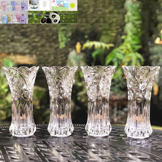 Lọ,bình hoa thủy tinh trắng loe các cỡ 25cm, 30cm, 35cm