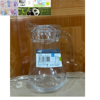 bình ca thủy tinh trơn đựng nước 1300ml