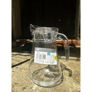 Bình ca thủy tinh trơn rót nước 1300ml