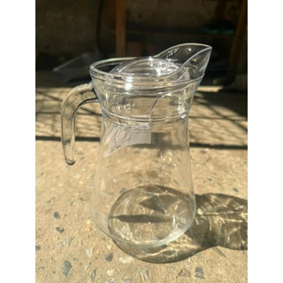 Bình ca thủy tinh trơn rót nước 1300ml