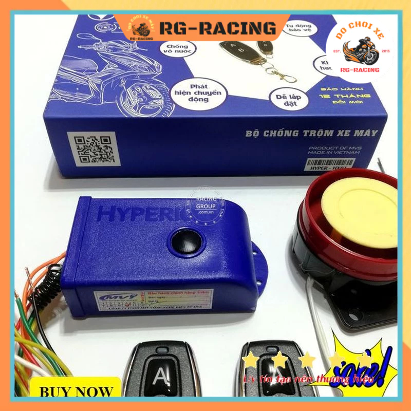 Chống trộm xe máy hyper chính hãng MVS