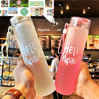 Bình thủy tinh hello master 450ml