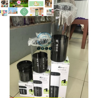 Lọ thủy tinh nắp nhựa đen xoáy 1500ml