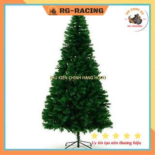 Cây thông noel đầu tròn cao 3m chân sắt tặng 1 ngôi sao đỉnh và 8 dây kim tuyến