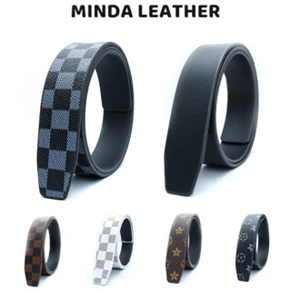  Thắt lưng nam Lv dây lưng nam caro không khoá nhiều màu S1A1 - MINDA LEATHER 