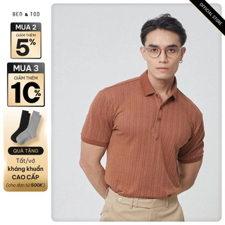 Áo polo nam form casual fit ben & tod cs1300bc166 thanh lịch sang trọng đơn giản thoải mái
