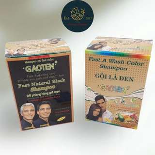 (10 GÓI) Dầu gội là đen Gaoten 30ml