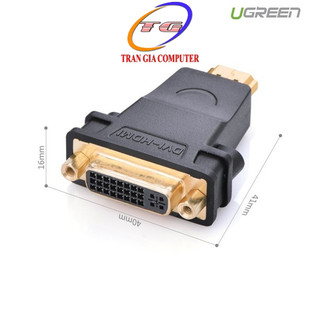 Đầu rắc chuyển đổi hdmi sang dvi-i ugreen 20123