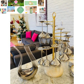 Giá treo ly ruou vang sang trọng hoàng gia