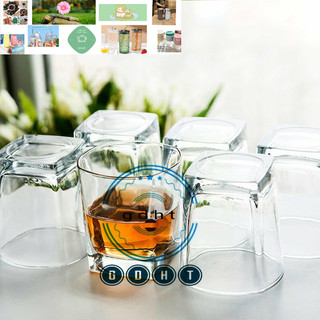 6 LY CỐC THỦY TINH 5 CẠNH 195ML