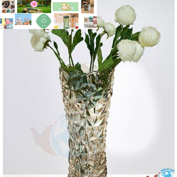 lọ hoa vàng cao cấp hàng đẹp