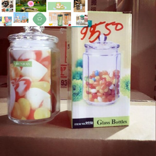 Lọ thủy tinh hình lục lăng 550ml