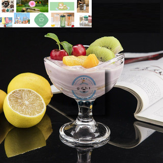 Cốc ly kem thủy tinh dung tích 280ml