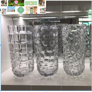 Lọ bình hoa thủy tinh 25cm trụ tròn