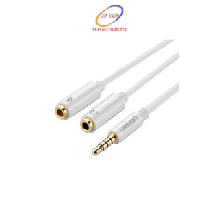 Cáp chuyển 3.5mm ra mic và phone cao cấp Ugreen 10789