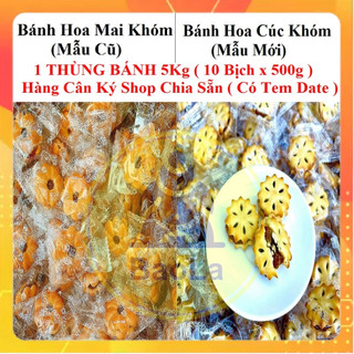 Sỉ - Bánh Hoa Mai Khóm Vfoods Thái Lan (Thùng 5Kg) HÀNG CHÍNH HÃNG, Nhân Mứt Dứa